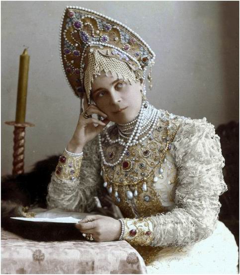 Зинаида Юсупова на костюмированом балу 1903 г
