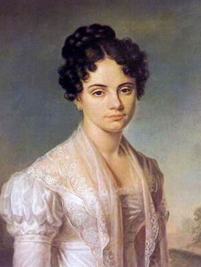 Мария Раевская. Начало 1820-х. Неизвестный художник